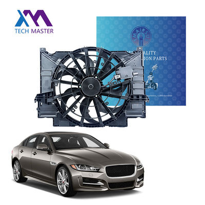 400W T2H20465 Ventiladores de arrefecimento do radiador do carro com módulo Jaguar XE 2.0T 2017-