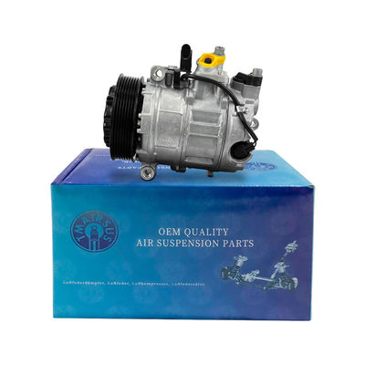 Compressor de ar condicionado de carro preto e prateado 958126014 Para Porsche Cayenne