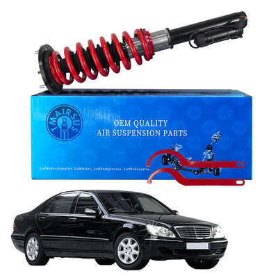 Mercedes W220 Kit de cobertura de moagem de moagem de moagem de ar com anúncios e choque de moagem de moagem ajustável