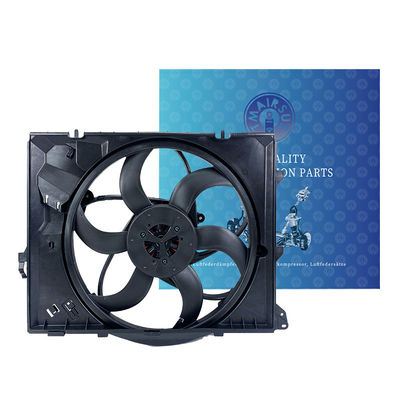 Motor de ventilador de resfriamento de ar de tipo de mola para BMW Série 3 2005-2012 Radiador de 2,0L Ventilador de resfriamento de ventilador principal e auxiliar 17427523259 17117590699