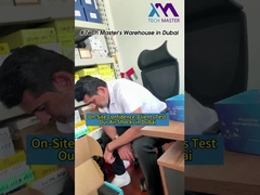 Os clientes de Dubai estão instalando e testando nossos amortecedores pneumáticos no local.